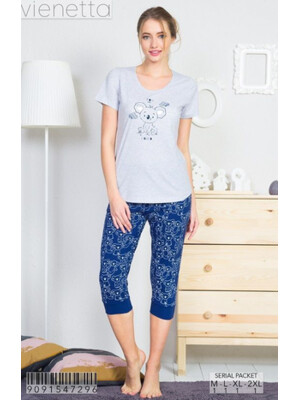 Хлопковый комплект с бриджами на манжете VIENETTA 9091547296