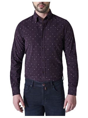 Купить Рубашка мужская FORMENTI FW-5026 хлопок Albini в Украина в Lingerie.ua - Одяг для дому та відпочинку, Фото 2