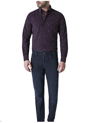 Купить Рубашка мужская FORMENTI FW-5026 хлопок Albini в Украина в Lingerie.ua - Одяг для дому та відпочинку, Фото 6