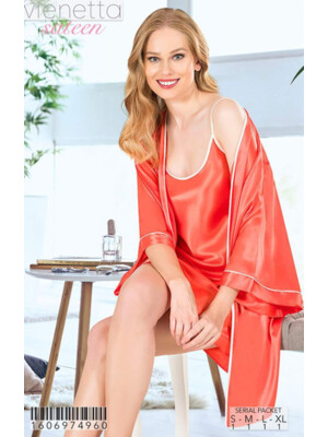 Купить Комплект из ночной сорочки и халата VIENETTA 1606974960 в Украина