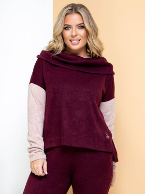 Купить Ангоровый теплый женский костюм LINGERIE 170157 в Украина в Lingerie.ua - Одяг для дому та відпочинку, Фото 4