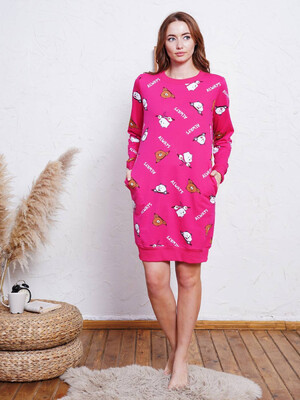 Купить Туника  VIENETTA 0040017901 байковая  в Украина в Lingerie.ua - Одяг для дому та відпочинку, Фото 2