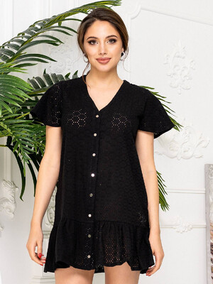 Купить Сукня з бавовняної прошви на ґудзиках LINGERIE 170543 в Украина в Lingerie.ua - Одяг для дому та відпочинку, Фото 2