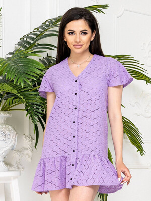 Купить Сукня з бавовняної прошви на ґудзиках LINGERIE 170543 в Украина в Lingerie.ua - Одяг для дому та відпочинку, Фото 5