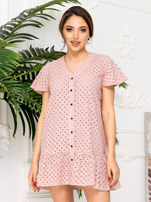 Купить Сукня з бавовняної прошви на ґудзиках LINGERIE 170543 в Украина в Lingerie.ua - Одяг для дому та відпочинку, Фото 8