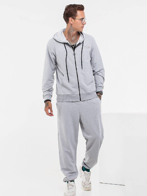 Купить Трикотажное худи на молнии LNGR 170546-1 QY в Украина в Lingerie.ua - Одяг для дому та відпочинку, Фото 2