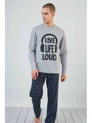 Хлопковый комплект с длинным рукавом SEVIM 9250