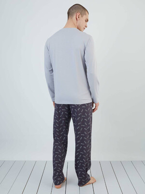 Купить Хлопковый комплект с длинным рукавом SEVIM 9250 в Украина в Lingerie.ua - Одяг для дому та відпочинку, Фото 2