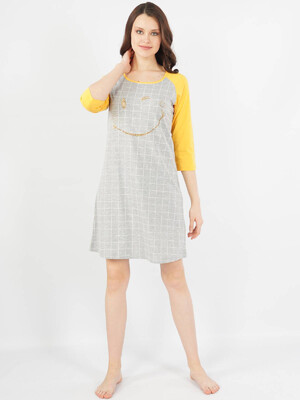 Купить Хлопковая домашняя туника VIENETTA 1030130253 в Украина в Lingerie.ua - Одяг для дому та відпочинку, Фото 6