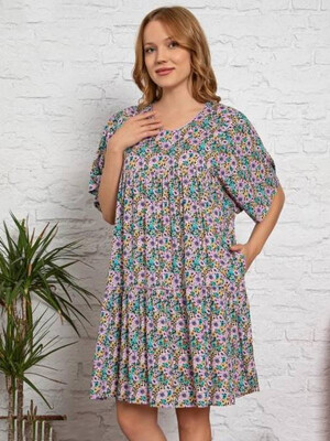 Купить Платье из вискозы свободного покроя COCOON J1-1017 в Украина