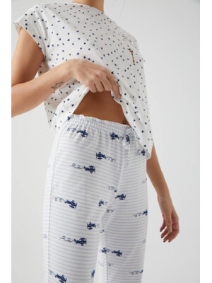 Купить Хлопковый комплект с капри HAYS 750019 в Украина в Lingerie.ua - Одяг для дому та відпочинку, Фото 4