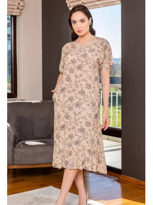 Купить Сукня з віскози літня з оборкою COCOON J2-232 в Украина в Lingerie.ua - Одяг для дому та відпочинку, Фото 2