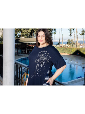 Купить Сукня жіноча з коротким рукавом COCOON J2-2464 в Украина в Lingerie.ua - Одяг для дому та відпочинку, Фото 5