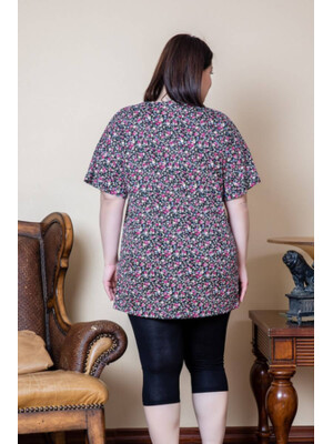 Купить Комплект женский больших размеров COCOON J6-6038 футболка и бриджи из модала в Украина в Lingerie.ua - Одяг для дому та відпочинку, Фото 2