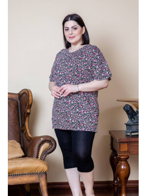 Купить Комплект женский больших размеров COCOON J6-6038 футболка и бриджи из модала в Украина в Lingerie.ua - Одяг для дому та відпочинку, Фото 3