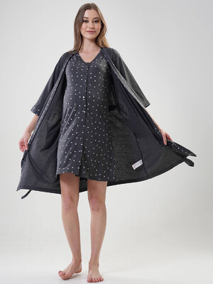 Комплект из ночной сорочки и халата VIENETTA 1120826050