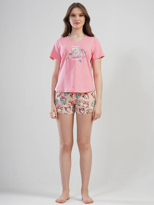 Купить Хлопковый комплект с шортами VIENETTA 1120470034 в Украина в Lingerie.ua - Одяг для дому та відпочинку, Фото 4