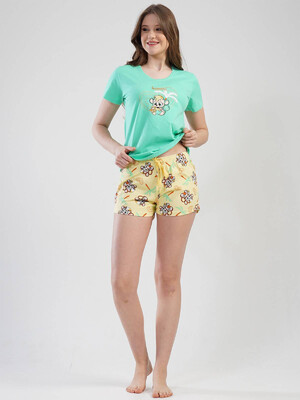 Купить Хлопковый комплект с шортами VIENETTA 1120350009 в Украина в Lingerie.ua - Одяг для дому та відпочинку, Фото 4