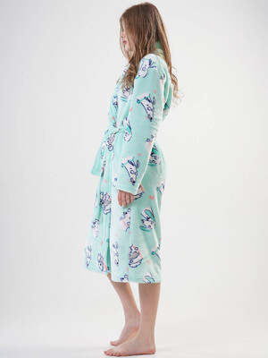 Купить Тёплый женский халат из велсофта VIENETTA 2020900267 в Украина в Lingerie.ua - Одяг для дому та відпочинку, Фото 3