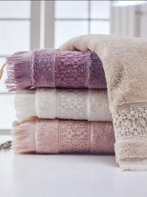 Купить Набор махровых полотенец MAISON D`OR Suzanne  в Украина в Lingerie.ua - Одяг для дому та відпочинку, Фото 1