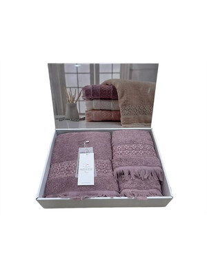 Купить Набор махровых полотенец MAISON D`OR Suzanne  в Украина в Lingerie.ua - Одяг для дому та відпочинку, Фото 3