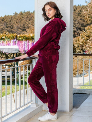 Купить Теплий жіночий костюм із капюшоном COCOON U84-5013 в Украина в Lingerie.ua - Одяг для дому та відпочинку, Фото 8