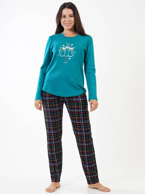 Купить Домашний комплект женский с длинным рукавом VIENETTA 2080185876 в Украина в Lingerie.ua - Одяг для дому та відпочинку, Фото 1