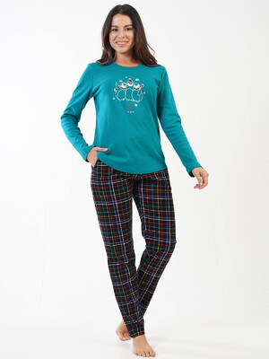 Купить Домашний комплект женский с длинным рукавом VIENETTA 2080185876 в Украина в Lingerie.ua - Одяг для дому та відпочинку, Фото 4