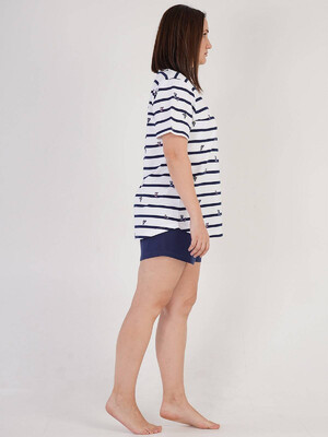 Купить Хлопковый комплект с шортами VIENETTA 2116170430 в Украина в Lingerie.ua - Одяг для дому та відпочинку, Фото 4