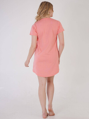 Купить Хлопковая ночная сорочка с коротким рукавом VIENETTA 2127050000 в Украина в Lingerie.ua - Одяг для дому та відпочинку, Фото 2