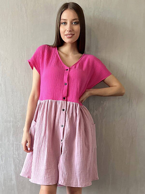 Купить Летнее платье LINGERIE 170659 с коротким рукавом в Украина в Lingerie.ua - Одяг для дому та відпочинку, Фото 4