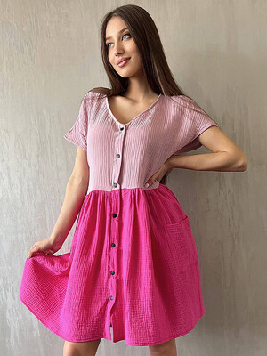 Купить Летнее платье LINGERIE 170659 с коротким рукавом в Украина в Lingerie.ua - Одяг для дому та відпочинку, Фото 6