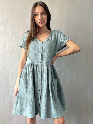 Купить Летнее платье LINGERIE 170659 с коротким рукавом в Украина в Lingerie.ua - Одяг для дому та відпочинку, Фото 7