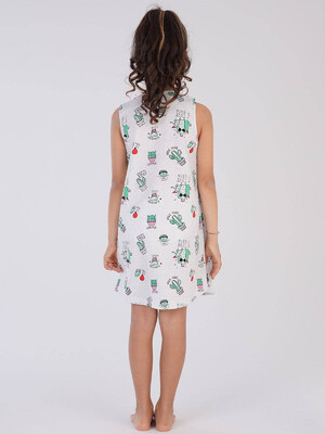 Купить Хлопковая ночная сорочка без рукавов VIENETTA 2126996105  в Украина в Lingerie.ua - Одяг для дому та відпочинку, Фото 3