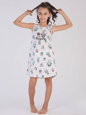 Купить Хлопковая ночная сорочка без рукавов VIENETTA 2126996105  в Украина в Lingerie.ua - Одяг для дому та відпочинку, Фото 5