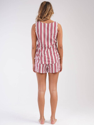 Купить Хлопковый комплект с шортами в полоску VIENETTA 2127345103 в Украина в Lingerie.ua - Одяг для дому та відпочинку, Фото 2