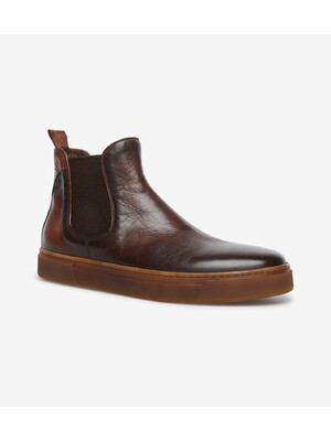 Ботинки челси мужские Итальянские CORVARI 1654 BEETLES натуральная кожа ручная работа