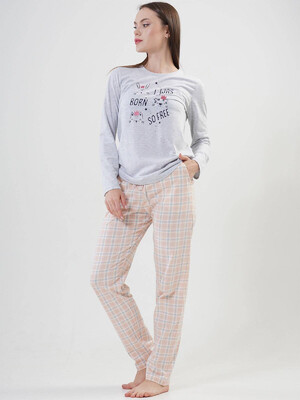 Купить Хлопковая пижама с брюками VIENETTA 2040622691 в Украина в Lingerie.ua - Одяг для дому та відпочинку, Фото 6