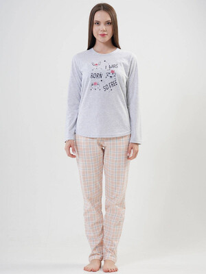 Купить Хлопковая пижама с брюками VIENETTA 2040622691 в Украина в Lingerie.ua - Одяг для дому та відпочинку, Фото 7