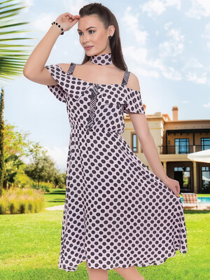 Купить Сарафан жіночий у горошок COCOON M25001 в Украина