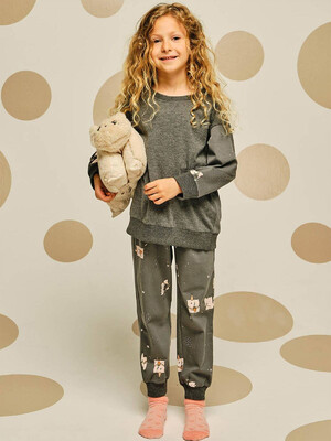 Купить Хлопковая пижама с брюками на манжете HAYS 27259 в Украина