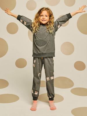 Купить Хлопковая пижама с брюками на манжете HAYS 27259 в Украина в Lingerie.ua - Одяг для дому та відпочинку, Фото 2