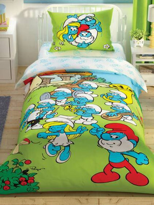 Односпальний комплект постільної білизни ТАС Disney Sirinler Musical з простирадлом на гумці