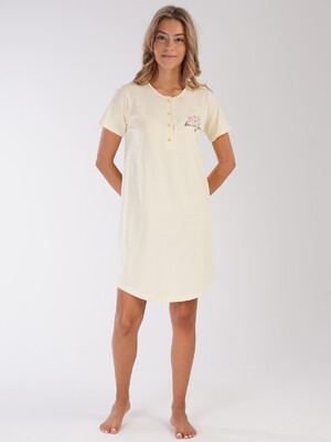 Купить Хлопковая туника с коротким рукавом VIENETTA 2121880000 в Украина в Lingerie.ua - Одяг для дому та відпочинку, Фото 4