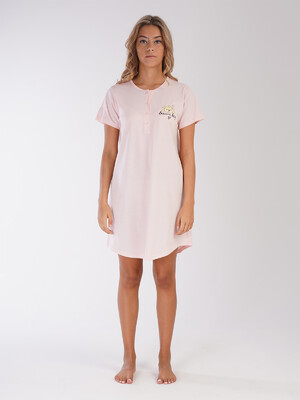 Купить Хлопковая туника с коротким рукавом VIENETTA 2121880000 в Украина в Lingerie.ua - Одяг для дому та відпочинку, Фото 5