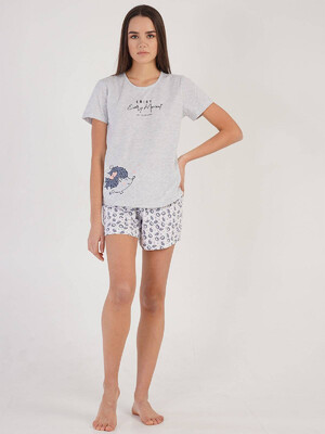 Купить Хлопковый комплект с шортами VIENETTA 2122577601 в Украина в Lingerie.ua - Одяг для дому та відпочинку, Фото 3