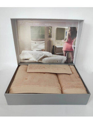 Купить Набор махровых полотенец MAISON D`OR Soft Hearts   в Украина в Lingerie.ua - Одяг для дому та відпочинку, Фото 4