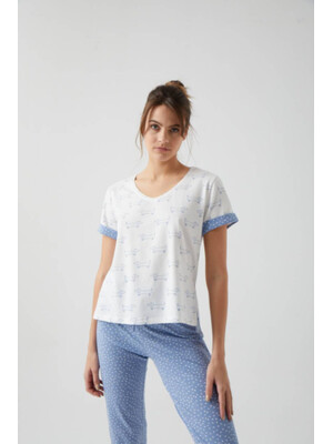 Купить Хлопковый комплект с коротким рукавом HAYS 750000 в Украина в Lingerie.ua - Одяг для дому та відпочинку, Фото 1