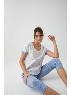 Купить Хлопковый комплект с коротким рукавом HAYS 750000 в Украина в Lingerie.ua - Одяг для дому та відпочинку, Фото 2