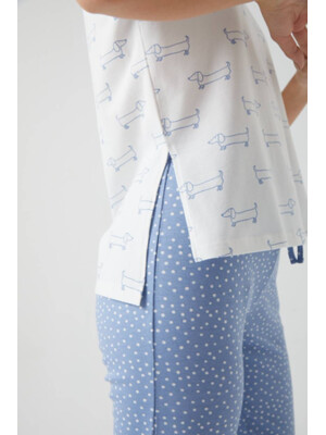 Купить Хлопковый комплект с коротким рукавом HAYS 750000 в Украина в Lingerie.ua - Одяг для дому та відпочинку, Фото 3